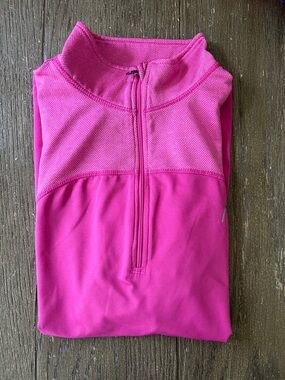 Head Women's Hot Pink Quarter-Zip Pullover Sweatshirt